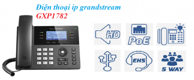 Điện thoại IP Grandstream XP1782 là sản phẩm mới nhất của Grandstream trong thị trường điện thoại IP tầm trung. Thiết bị này được thiết kế cho những người muốn có một chiếc điện thoại cấp doanh nghiệp. 